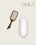 VISKA Shower Filter + Wooden Brush